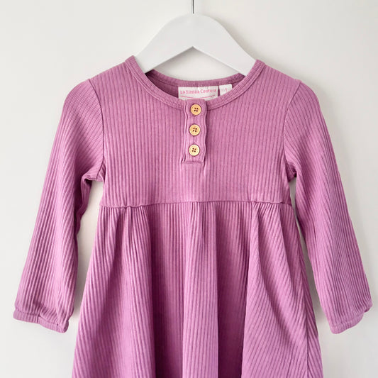 La Sienna Ribbed Dress, Size 1