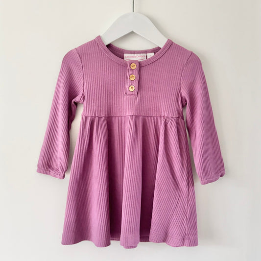La Sienna Ribbed Dress, Size 1