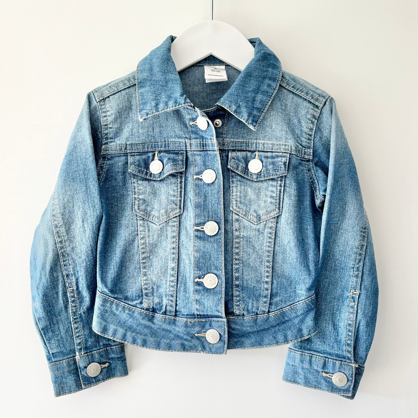 Stonewash Denim Jacket, Size 4