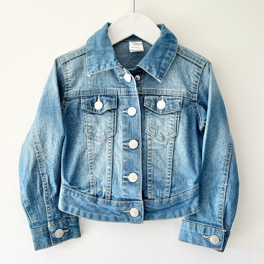 Stonewash Denim Jacket, Size 4