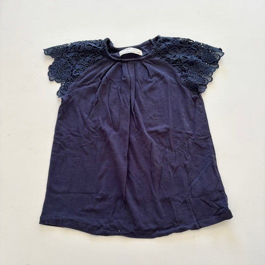 $2 BASICS - Zara Crochet Tee, Size 7