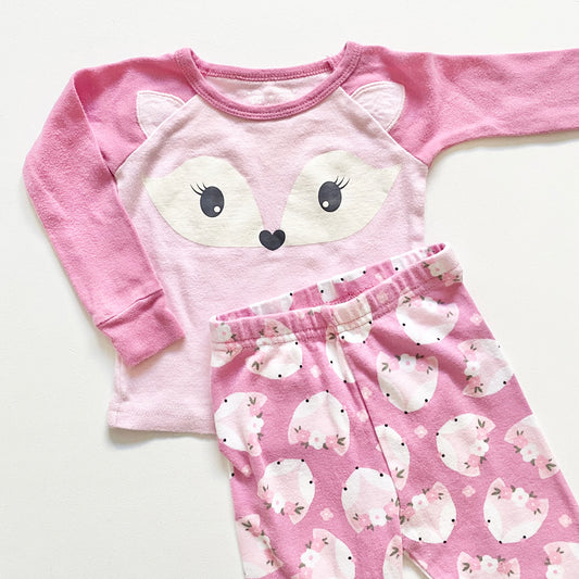 Children's Place Floral Fox Set, 3-6m