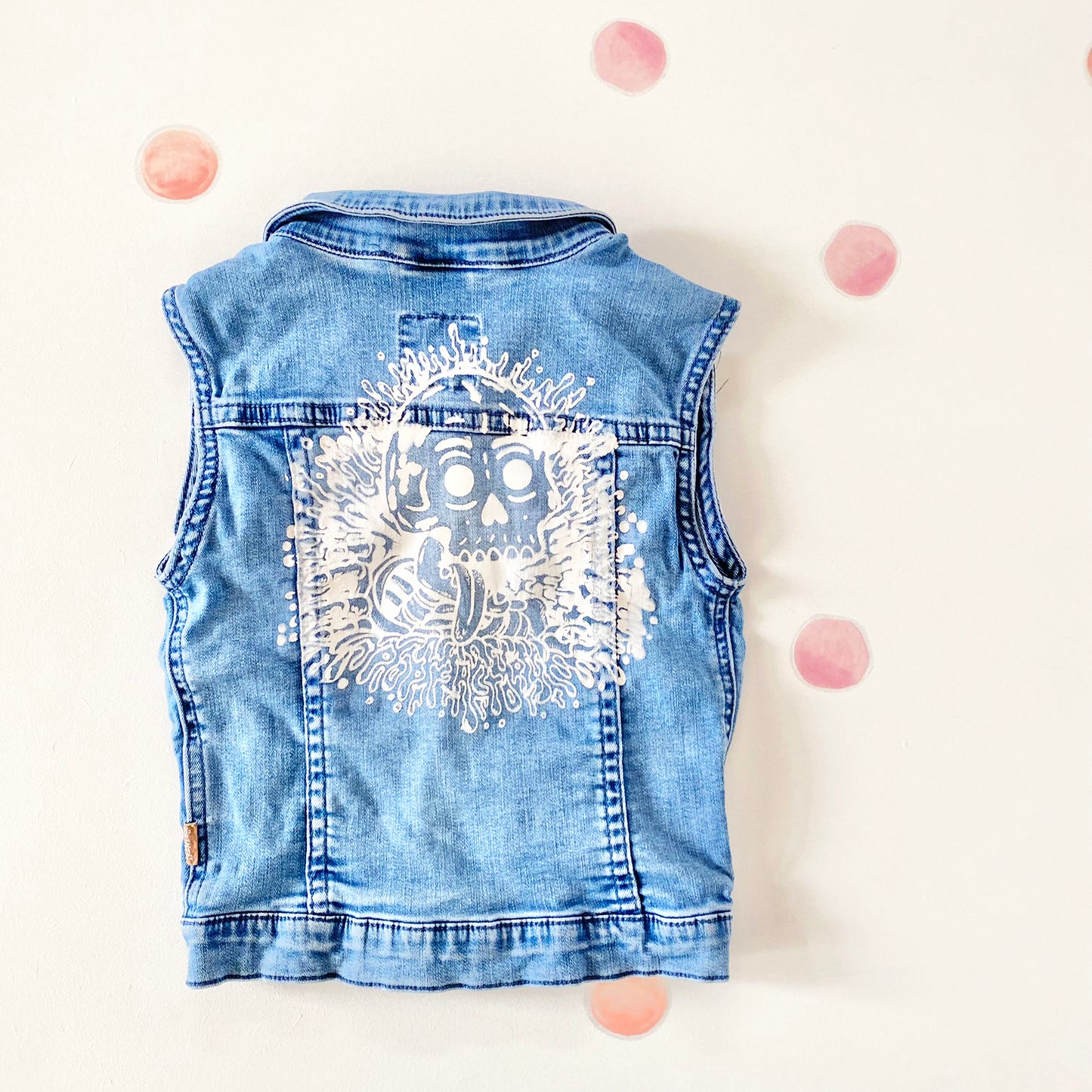 Pop Factory Denim Vest, Size 4