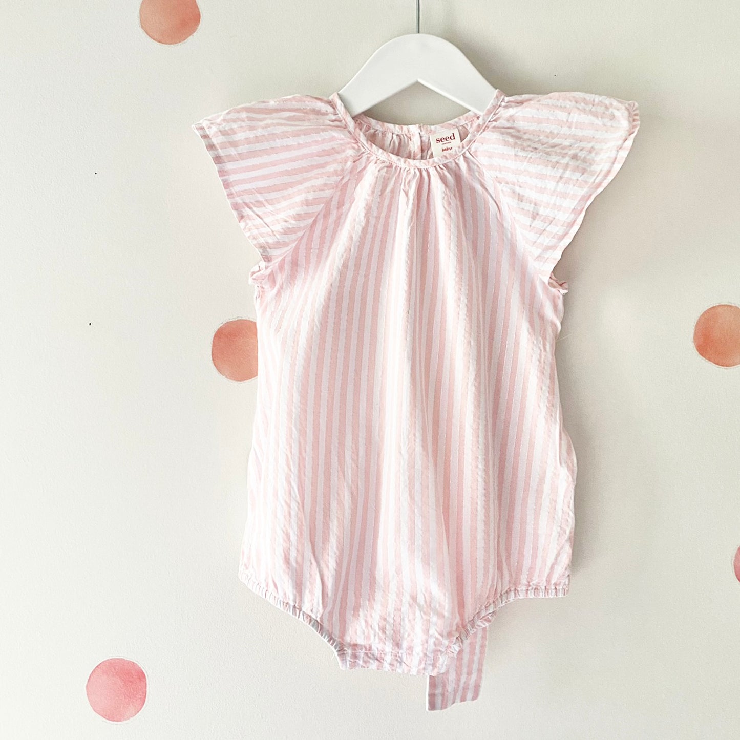 Seed Candy Stripe Romper, 18-24m