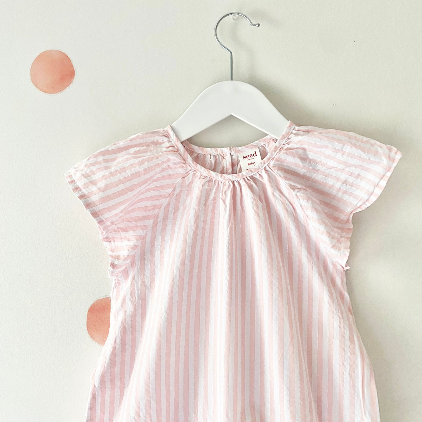 Seed Candy Stripe Romper, 18-24m